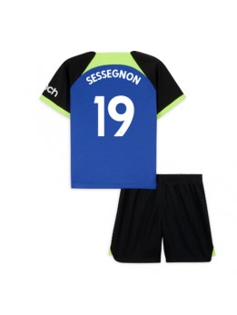 Tottenham Hotspur Ryan Sessegnon #19 Auswärts Trikotsatz für Kinder 2022-23 Kurzarm (+ Kurze Hosen)